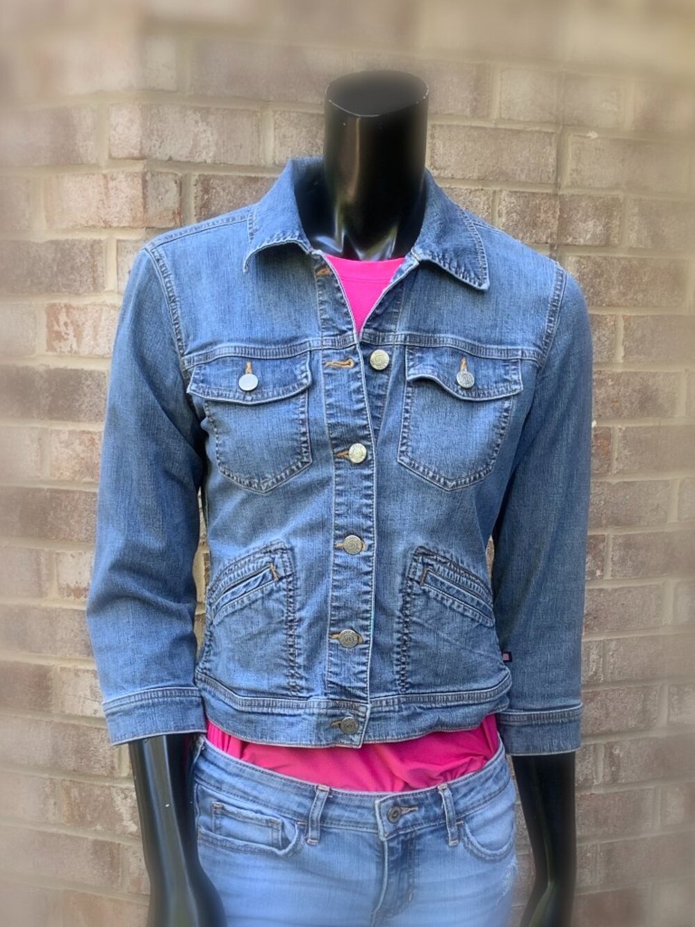 Ralph Lauren Polo Denim Cropped Jean Jacket Sz S